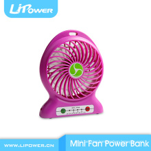 Wholesale Portable Hand Battery Power Bank mini fan